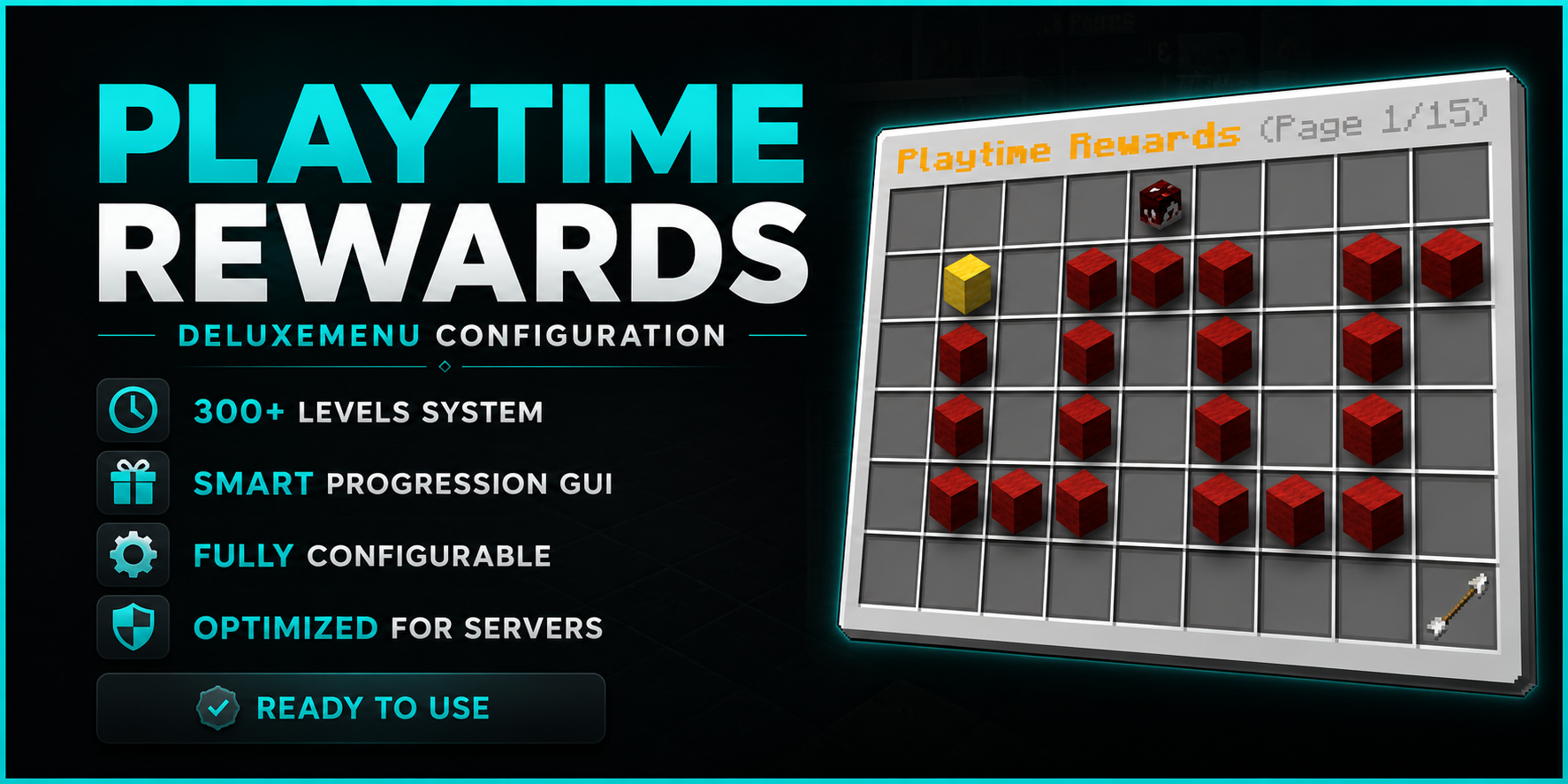 Playtime Rewards - DeluxeMenus