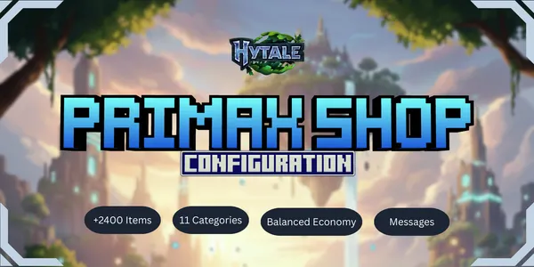 Primax Hytale Shop Configuration